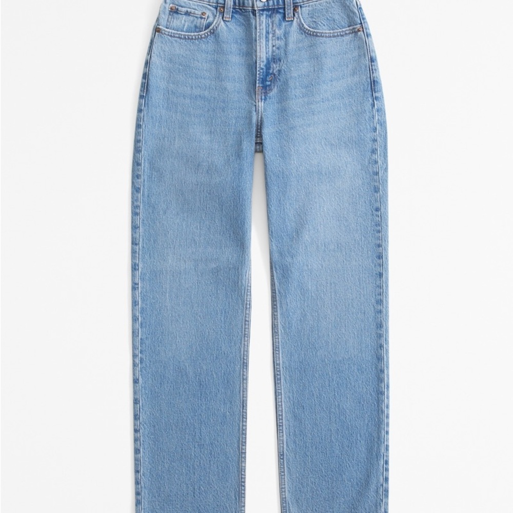 Abercrombie & Fitch Light Blue Straight Leg Jeans